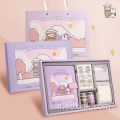 Kawaii cartone animato carino cancelleria scolastica notebook set regalo set